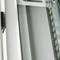 19'' Stand-Rack-Schrank 47 HE 600 x 1200 x 2202 mm MobiRack von RackMatic Weiße Tür aus gehärtetem Glas
