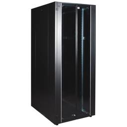 Armário rack 19'' 47U 800x1000x2202mm MobiRack by RackMatic Porta preta e vidro temperado