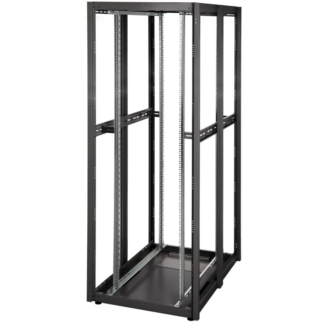 Armadio rack 19'' da terra 47U 800x1200x2202mm MobiRack di RackMatic Anta nera e in vetro temperato