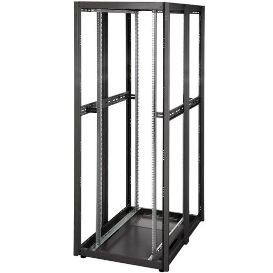 Armadio rack 19'' da terra 47U 800x1200x2202mm MobiRack di RackMatic Anta nera e in vetro temperato