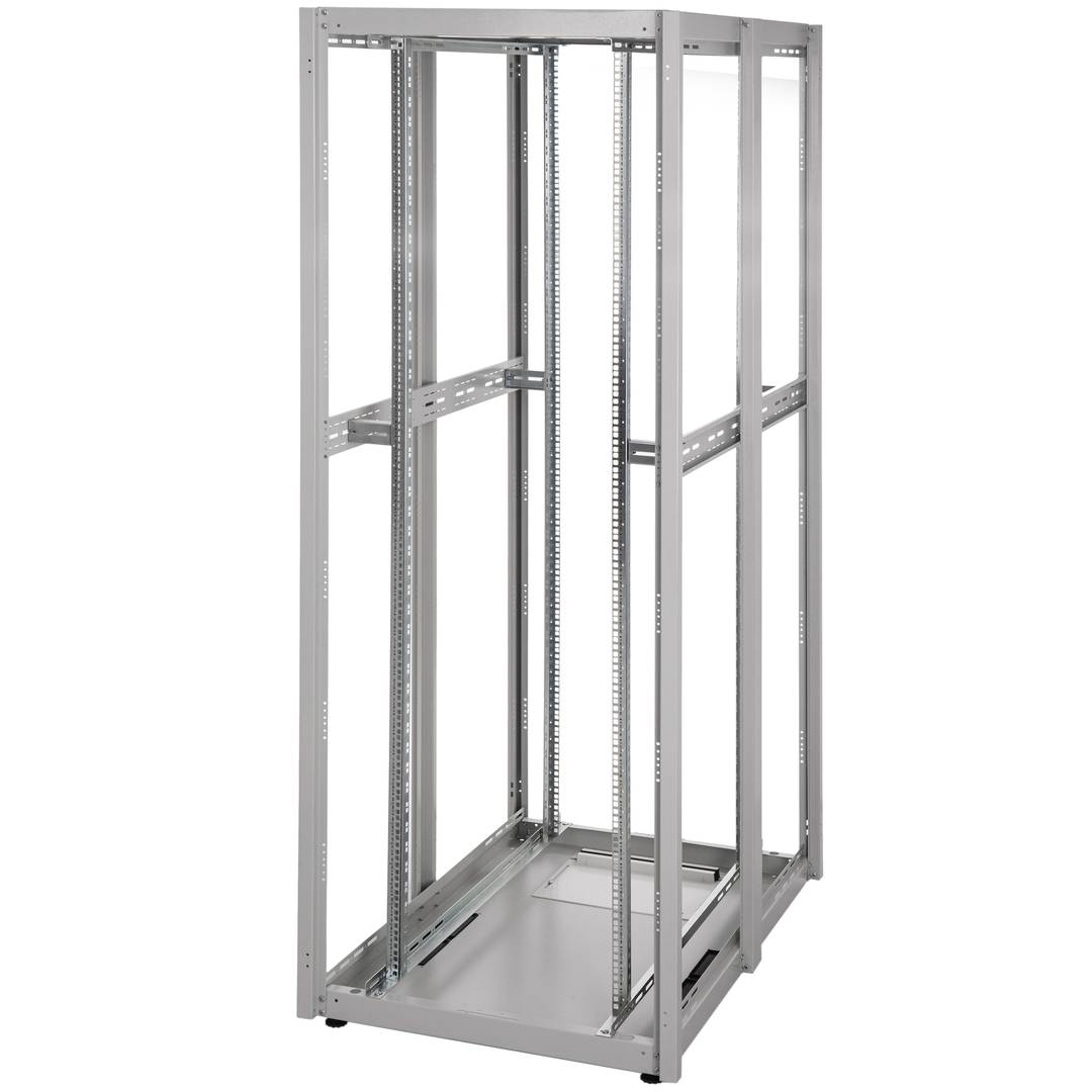 Rackkast 19'' staand 47U 800x1200x2202mm MobiRack van RackMatic Deur wit en gehard glas