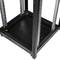 Armário rack 19'' pé 16U 600x600x825mm MobiRack by RackMatic Preto e porta metálica perfurada