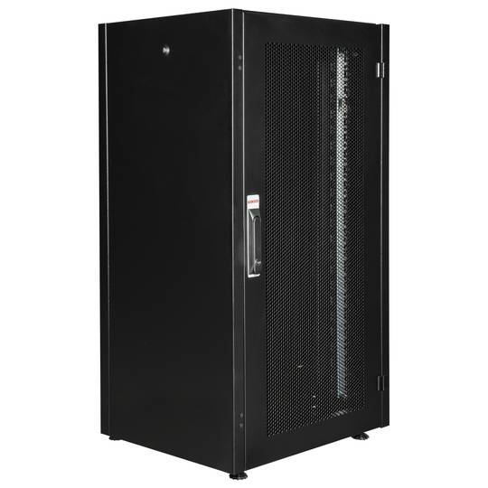 Armari rack 19'' de peu 22U 600x600x1081mm MobiRack de RackMatic Negre i porta de metall perforat