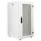 Szafa rack 19'' stojąca 22U 600x600x1081mm MobiRack by RackMatic Biała i drzwiczki metalowe perforowane