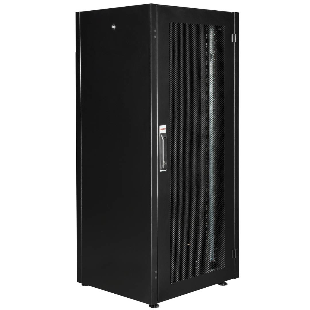 Armari rack 19'' de peu 32U 600x600x1536mm MobiRack de RackMatic Negre i porta de metall perforat