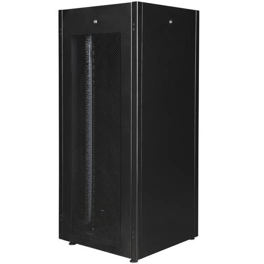 Armari rack 19'' de peu 32U 600x600x1536mm MobiRack de RackMatic Negre i porta de metall perforat