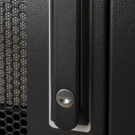 Armari rack 19'' de peu 32U 600x600x1536mm MobiRack de RackMatic Negre i porta de metall perforat