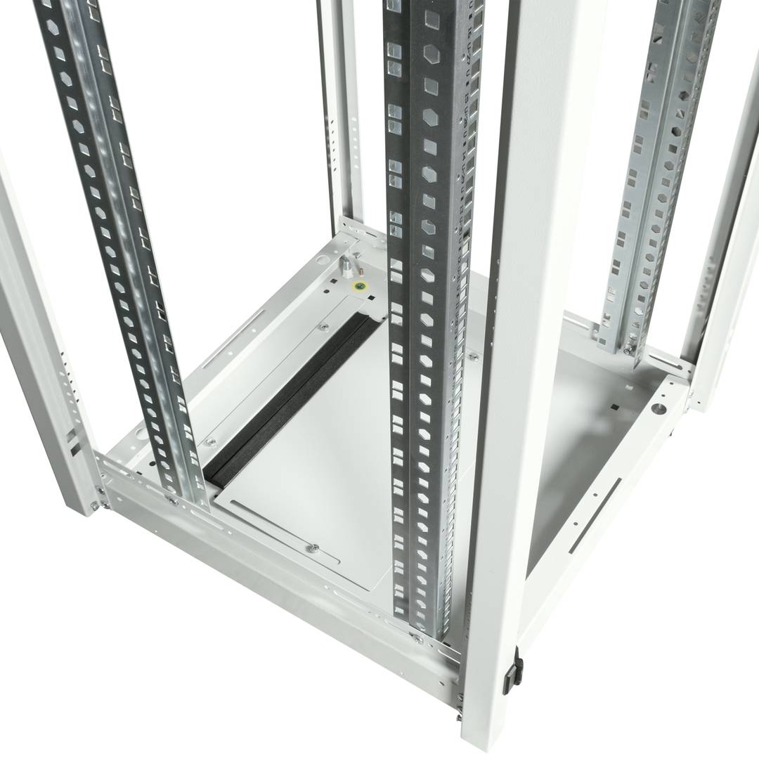 Armario rack Mobirack 19'' vertical 16U Anchura 600 Profundidad 600 Puerta  de cristal Negro