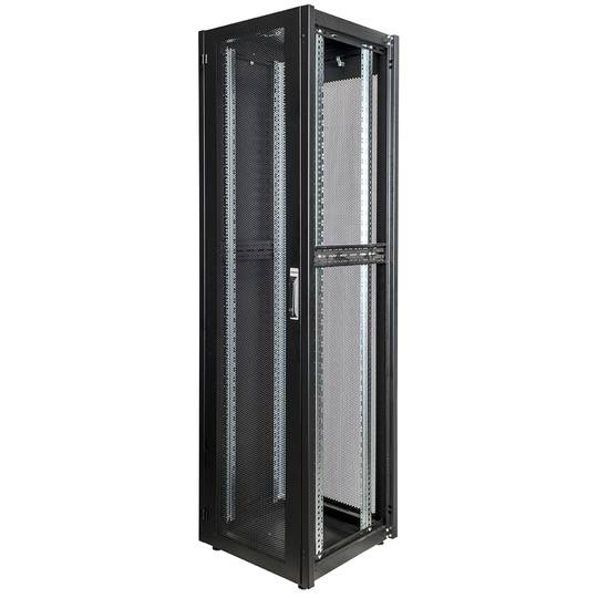 Armari rack 19'' de peu 47U 600x600x2202mm MobiRack de RackMatic Negre i porta de metall perforat