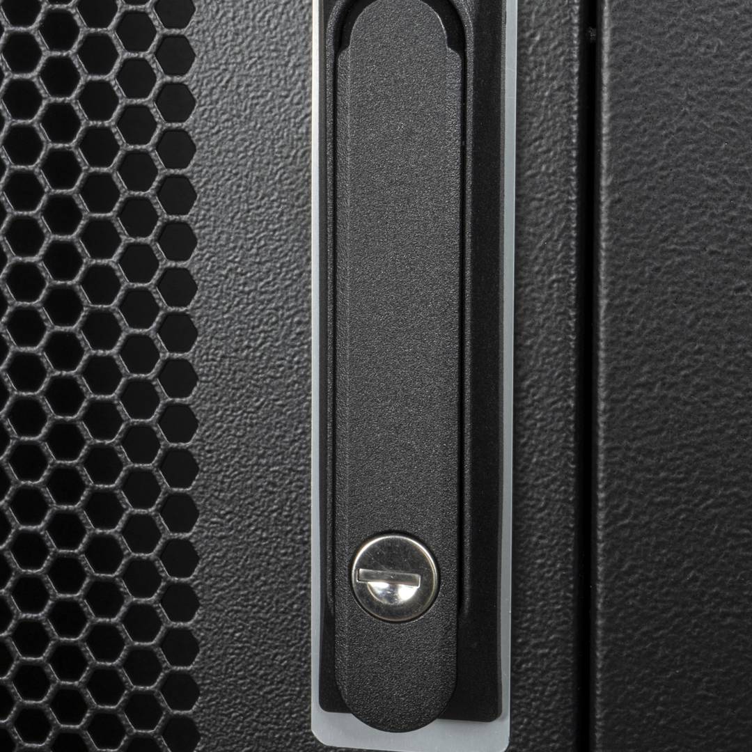 Armari rack 19'' de peu 47U 600x600x2202mm MobiRack de RackMatic Negre i porta de metall perforat