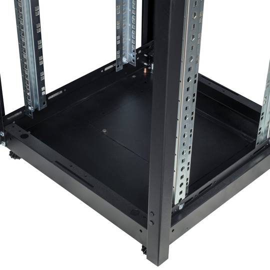 Armari rack 19'' de peu 47U 600x600x2202mm MobiRack de RackMatic Negre i porta de metall perforat
