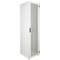 Armário rack 19'' 47U 600x600x2202mm MobiRack by RackMatic Branco e porta metálica perfurada