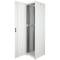 Armário rack 19'' 47U 600x600x2202mm MobiRack by RackMatic Branco e porta metálica perfurada