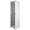 Armário rack 19'' 47U 600x600x2202mm MobiRack by RackMatic Branco e porta metálica perfurada