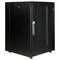 Rackkast 19'' staand 16U 600x800x825mm MobiRack van RackMatic Zwarte en geperforeerde metalen deur