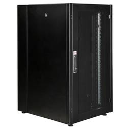 Armari rack 19'' de peu 22U 600x800x1081mm MobiRack de RackMatic Negre i porta de metall perforat