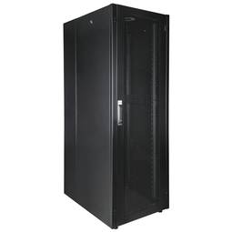 Armari rack 19'' de peu 32U 600x800x1536mm MobiRack de RackMatic Negre i porta de metall perforat
