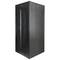 Armario rack 19'' de pie 32U 600x800x1536mm MobiRack de RackMatic Negro y puerta de metal perforado