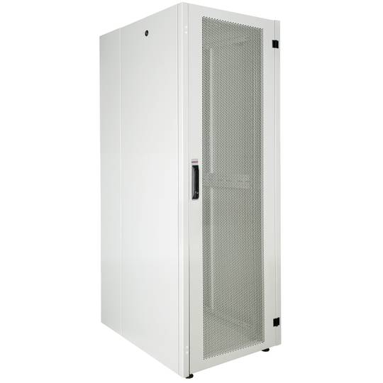 Armari rack 19'' de peu 32U 600x800x1536mm MobiRack de RackMatic Blanc i porta de metall perforat