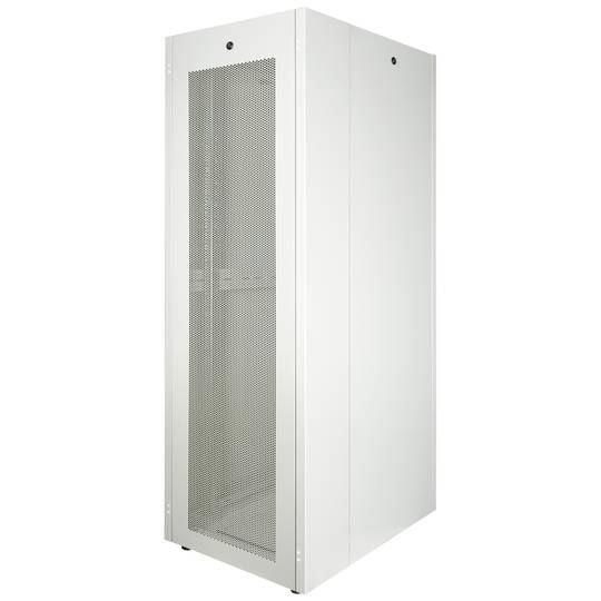Armari rack 19'' de peu 32U 600x800x1536mm MobiRack de RackMatic Blanc i porta de metall perforat