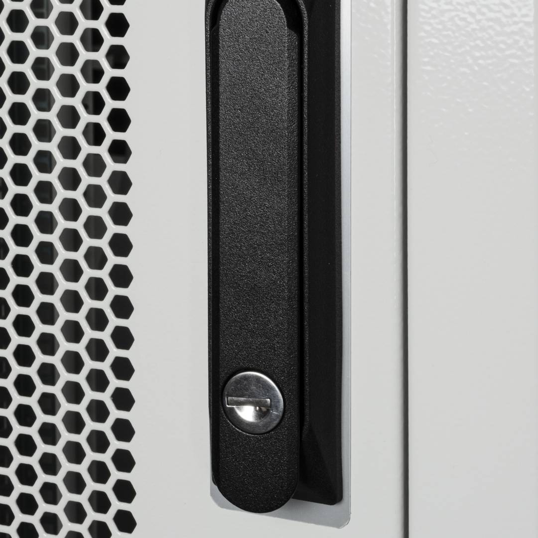 Armari rack 19'' de peu 32U 600x800x1536mm MobiRack de RackMatic Blanc i porta de metall perforat