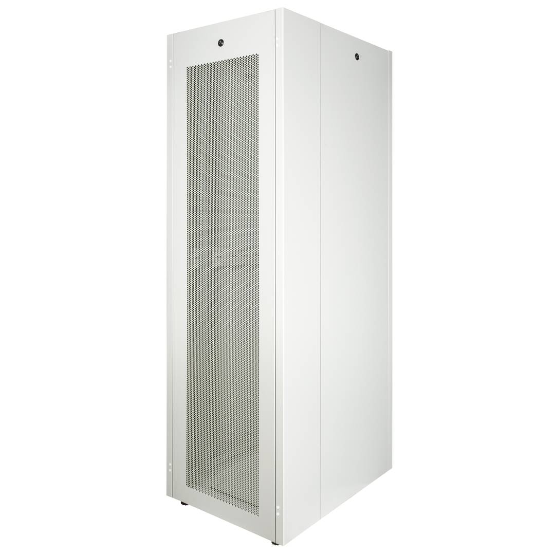 Armari rack 19'' de peu 42U 600x800x1980mm MobiRack de RackMatic Blanc i porta de metall perforat