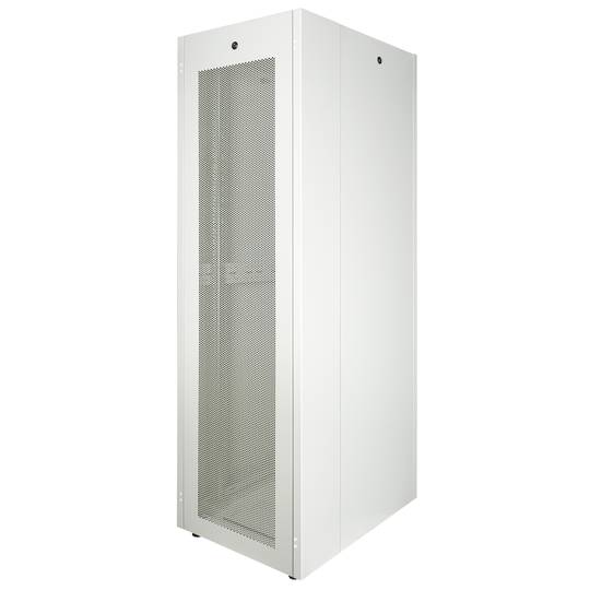 Armari rack 19'' de peu 42U 600x800x1980mm MobiRack de RackMatic Blanc i porta de metall perforat