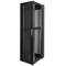 Armario rack 19'' de pie 47U 600x800x2202mm MobiRack de RackMatic Negro y puerta de metal perforado