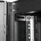 Armário rack 19'' pé 22U 600x1000x1081mm MobiRack by RackMatic Preto e porta metálica perfurada