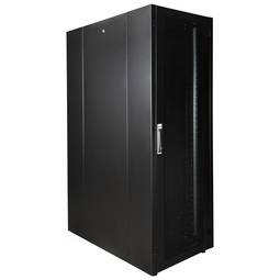 Rackkast 19'' staand 32U 600x1000x1536mm MobiRack van RackMatic Zwarte en geperforeerde metalen deur