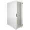 Armário rack 19'' pé 32U 600x1000x1536mm MobiRack by RackMatic Branco e porta metálica perfurada