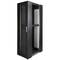 Armario rack 19'' de pie 47U 600x1000x2202mm MobiRack de RackMatic Negro y puerta de metal perforado