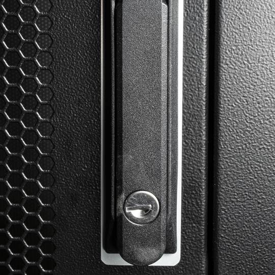 Armario rack 19'' de pie 42U 600x1200x1980mm MobiRack de RackMatic Negro y puerta de metal perforado