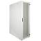 Rack cabinet 19'' standing 42U 600x1200x1980mm MobiRack by RackMatic White and perforated metal door