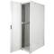 Armário rack 19'' pé 47U 600x1200x2202mm MobiRack by RackMatic Branco e porta metálica perfurada