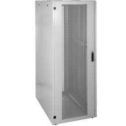 19'' standing rack cabinet 42U 800x1200x1980mm MobiRack by RackMatic White and perforated metal door