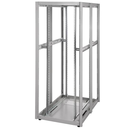 Armário rack 19'' 42U 800x1200x1980mm MobiRack by RackMatic Branco e porta metálica perfurada