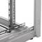 Armário rack 19'' 42U 800x1200x1980mm MobiRack by RackMatic Branco e porta metálica perfurada