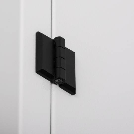 Armário rack 19'' 42U 800x1200x1980mm MobiRack by RackMatic Branco e porta metálica perfurada
