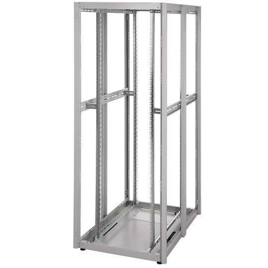 19'' Stand-Rack-Schrank 47 HE 800 x 1200 x 2202 mm MobiRack von RackMatic Weiße und perforierte Metalltür