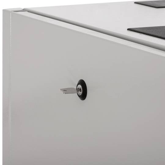 19'' Stand-Rack-Schrank 47 HE 800 x 1200 x 2202 mm MobiRack von RackMatic Weiße und perforierte Metalltür