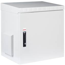 Dubbel verankerde buitenwandgemonteerde rackkast 12U IP55 600 x 450 x 713
