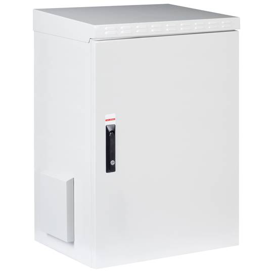 Dubbel verankerde buitenwandgemonteerde rackkast 20U IP55 600 x 450 x 1068