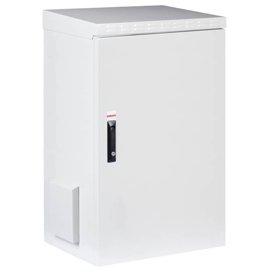 Armari Rack mural de seguretat per a exterior de doble ancoratge 24U IP55 600 x 450 x 1245