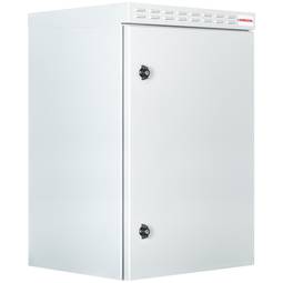 Outdoor beveiligde wandgemonteerde rackkast met 2 sloten 16U IP55 600 x 450 x 841
