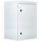 Outdoor beveiligde wandgemonteerde rackkast met 2 sloten 16U IP55 600 x 450 x 841