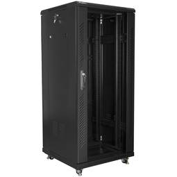 Armario Rack 19" de pie 27U F600 600x600x1431mm negro Lanberg