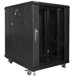 Rack Cabinet 19" standing 15U F800 600x800x905mm black Lanberg