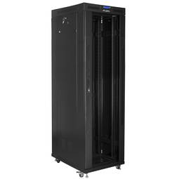 Rackkast 19" vrijstaand 42U F800 800x800x2047mm zwart Lanberg