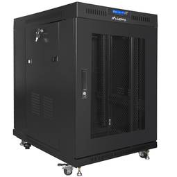 Armadio Rack 19" da pavimento 15U F1000 800x1000x905mm nero Lanberg